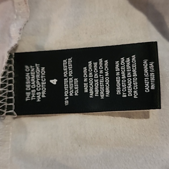 CUSTO BARCELONA Metropolitan City Buildings Dress, Colorful, 3/4 Sleeve, Size 4 - Picture 8 of 11